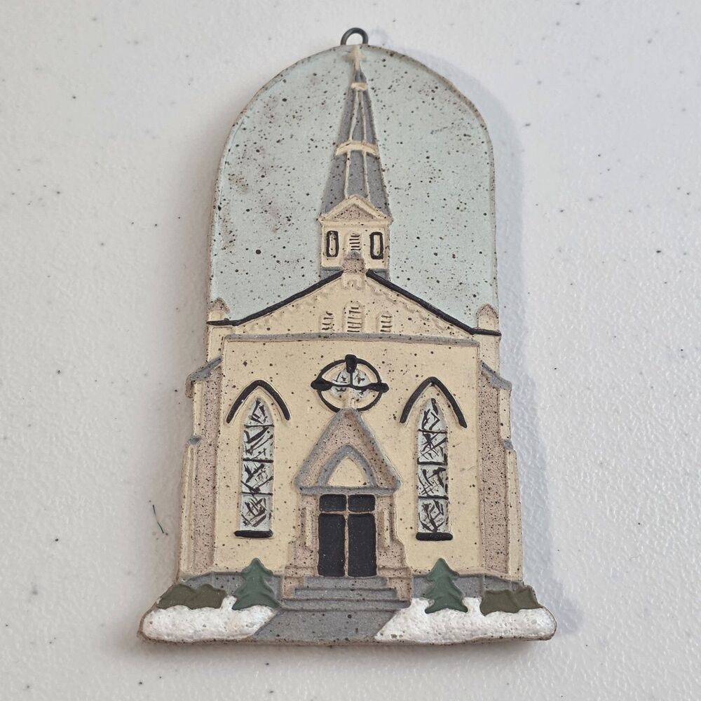The Krebs Earthenware Designs Ornament St. Mary's Catholic Church Christmas